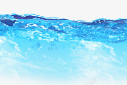 海效果蓝色的海水高清图片