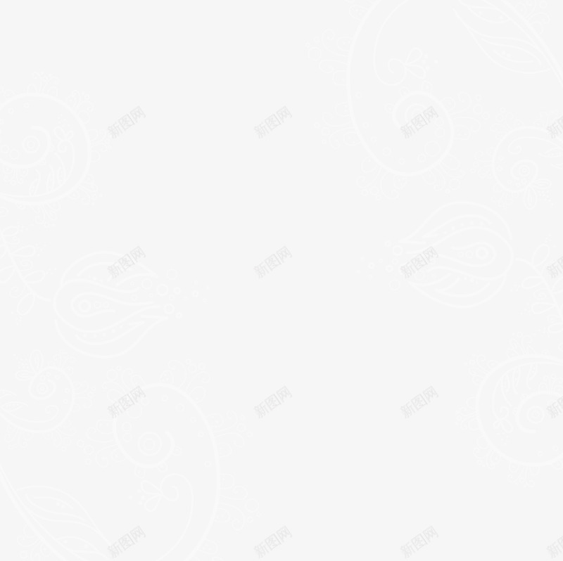 白色简约花纹png免抠素材_新图网 https://ixintu.com 免抠PNG 卡通 底纹 曲线 简单 花纹 花纹背景
