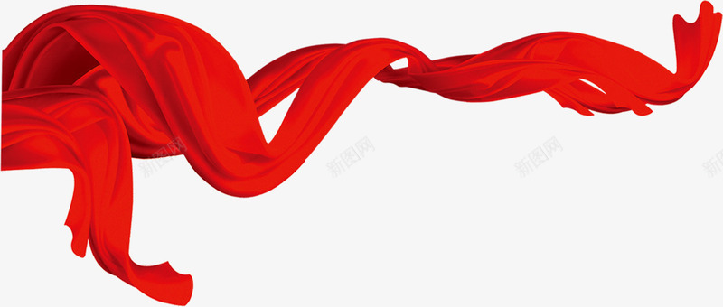 红色飘带欢度国庆png免抠素材_新图网 https://ixintu.com 动态飘带 国庆 欢度 红色 织带 飘带