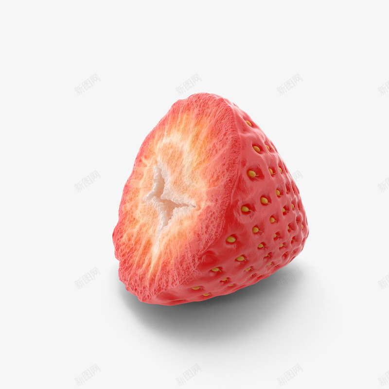 草莓截面png免抠素材_新图网 https://ixintu.com 新鲜的 横截面 水果 治疗 浆浆果 甜蜜的 红色的草莓 草莓 食物 食物和饮料