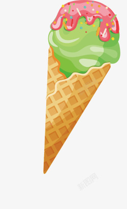 西瓜贴画广告甜品果酱冰淇淋高清图片