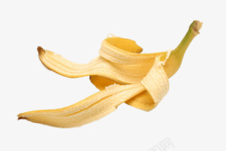 剥开皮的香蕉垃圾香蕉皮高清图片