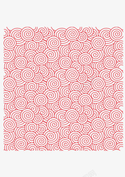 红色波纹波浪纹圆圈高清图片