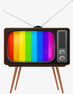 彩色电视机屏幕彩色电视屏高清图片