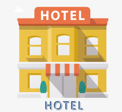 黑白酒店标志酒店标志图标高清图片