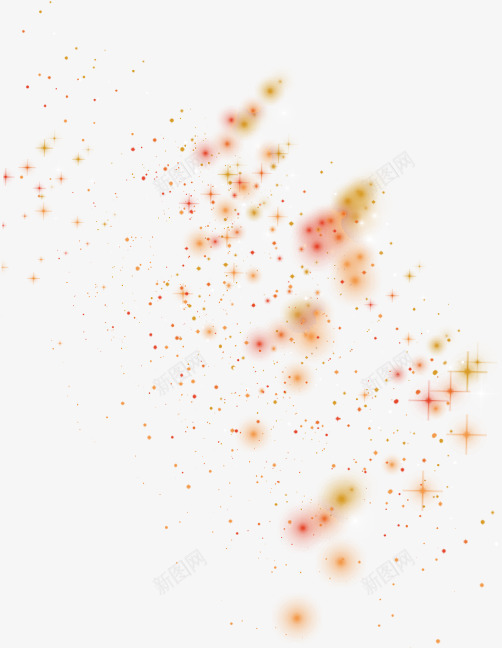 浪漫星光png免抠素材_新图网 https://ixintu.com 背景装饰