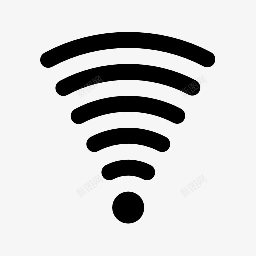 wifi的符号图标png_新图网 https://ixintu.com wifi