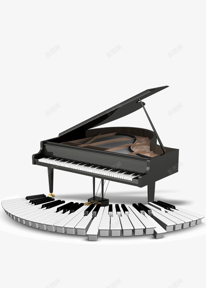 欧式钢琴psd免抠素材_新图网 https://ixintu.com 欧式 欧式钢琴 琴行 钢琴