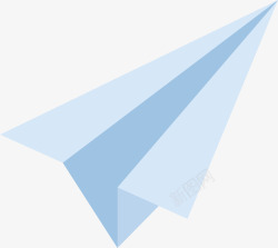 叠纸飞机水彩白色纸飞机矢量图高清图片