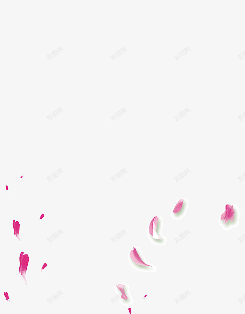 浪漫花瓣png免抠素材_新图网 https://ixintu.com 好看 浪漫花瓣 玫瑰花 飘落花朵