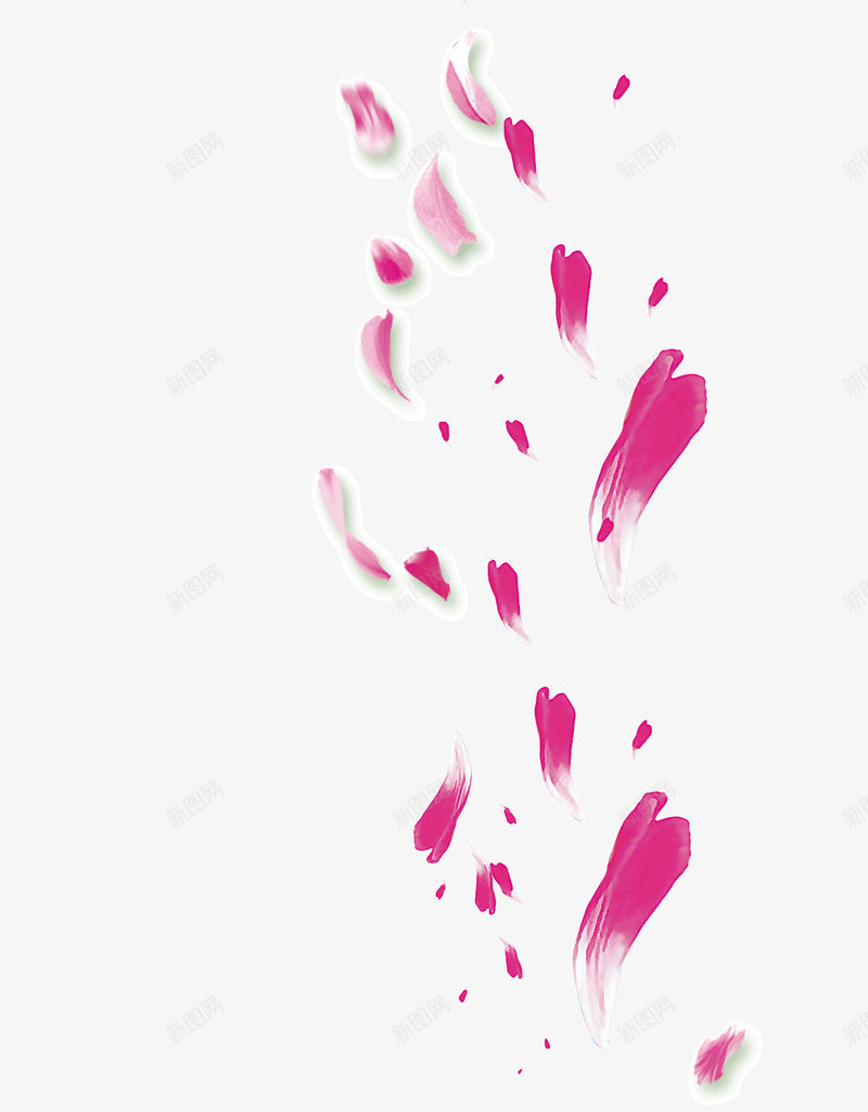 浪漫花瓣png免抠素材_新图网 https://ixintu.com 好看 浪漫花瓣 玫瑰花 飘落花朵