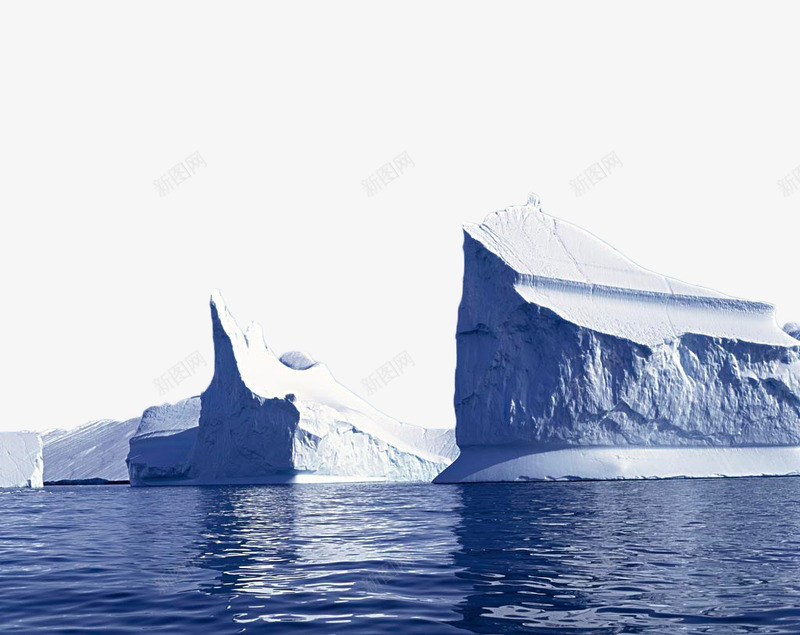 白色海面冰山png免抠素材_新图网 https://ixintu.com 冰山 冰山一角 大海 模型 水波纹 浮冰 海水 海面 自然景观 蓝色大海