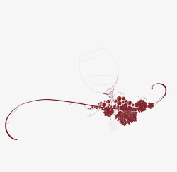 清新脱俗葡萄logo简约酒杯葡萄logo矢量图图标高清图片
