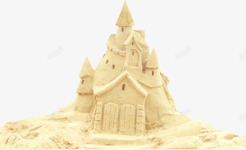 沙子城堡png免抠素材_新图网 https://ixintu.com 创意 城堡 好看 沙子