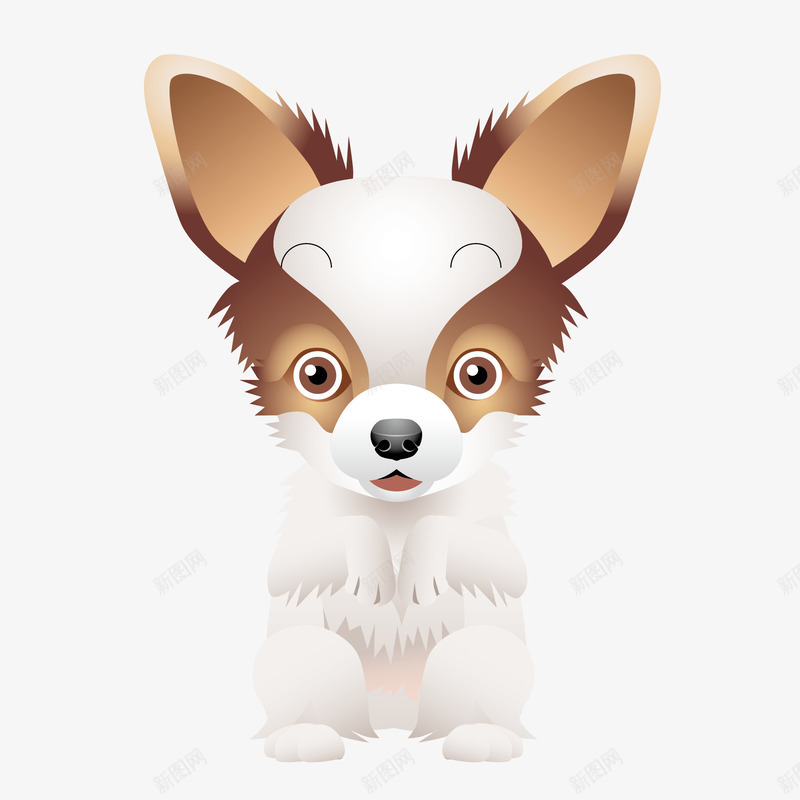 可爱的小奶狗png免抠素材_新图网 https://ixintu.com png图形 png装饰 动物 卡通 小狗 装饰