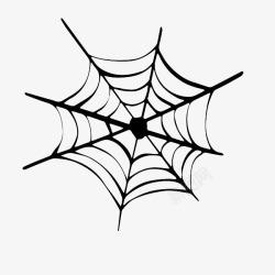手绘黑色蜘蛛网合成图手绘黑色几何蜘蛛网线高清图片