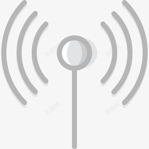 WiFi图标png_新图网 https://ixintu.com 互联网 多媒体 接口 无线WiFi 标志 用户界面 计算机技术 连接