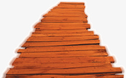 平坦的木板小路高清图片