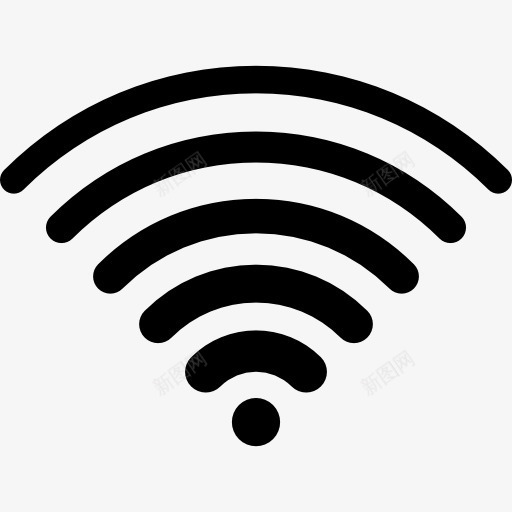 WiFi图标png_新图网 https://ixintu.com WiFi信号 技术 无线连接 连接 连接互联网