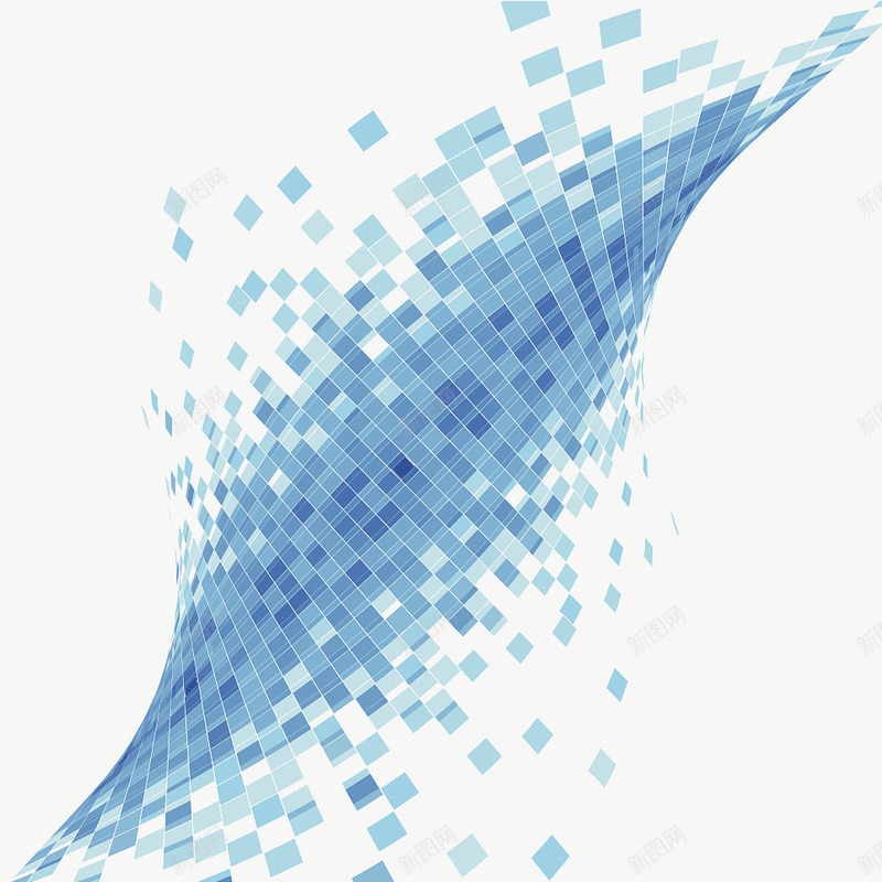 几何形状正方形蓝色式样波形png免抠素材_新图网 https://ixintu.com 几何形状 华丽的成一排 四方格 斑点 格子条纹 正方形 蓝色式样波形