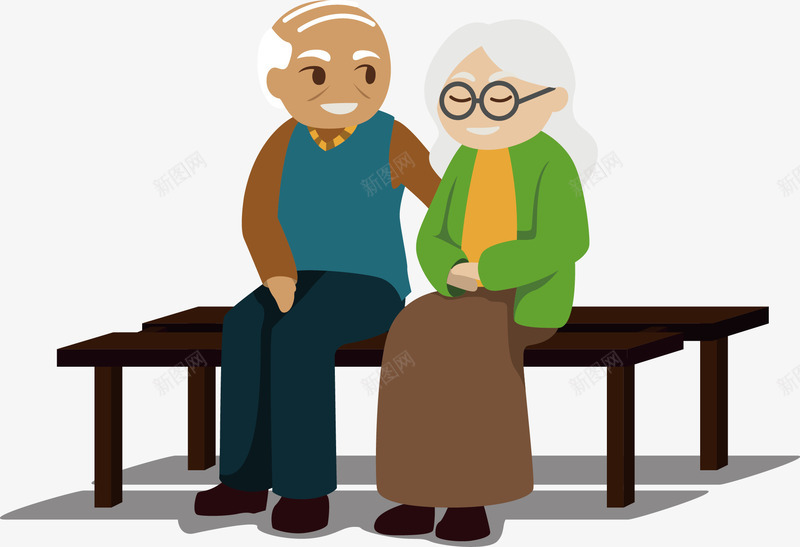 老年夫妻png免抠素材_新图网 https://ixintu.com 夫妻 奶奶 爷爷 爷爷奶奶 老人 老年夫妻