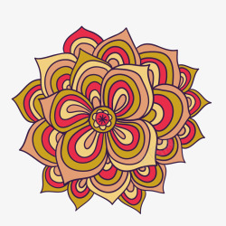 其他节日手绘花卉矢量图高清图片