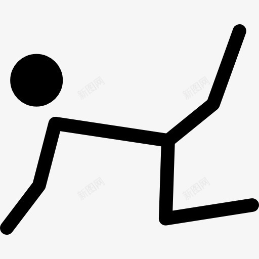 体操运动员的手和一个膝盖上升一条腿回来图标png_新图网 https://ixintu.com 上升 人 姿势 手 腿 腿的体操运动员 膝 锻炼身体