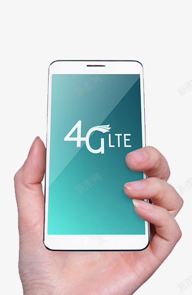 4G手机png免抠素材_新图网 https://ixintu.com 人拿手机 智能手机 电信 网络