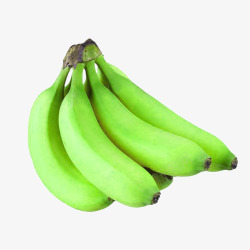 青色香蕉未成熟素材