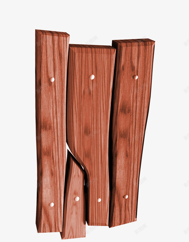 红色木板装饰png免抠素材_新图网 https://ixintu.com 木板素材 木纹素材 背景素材 装饰素材