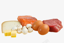 猪肉香菇陷食材高清图片