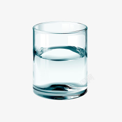 喝水用玻璃杯玻璃水杯高清图片