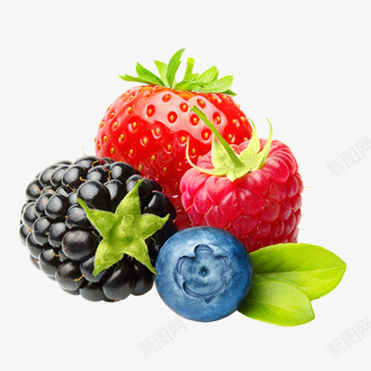 夏日水果草莓蓝莓葡萄png免抠素材_新图网 https://ixintu.com 夏日水果 水果 草莓 葡萄 蓝莓