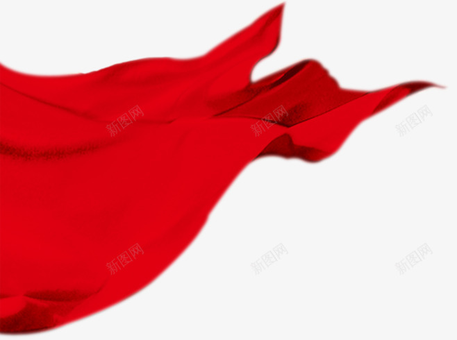 红色的长布png免抠素材_新图网 https://ixintu.com 好看 布 红色 长