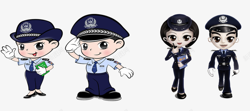 警察png免抠素材_新图网 https://ixintu.com 卡通警察 网络警察 网警 警官 警察