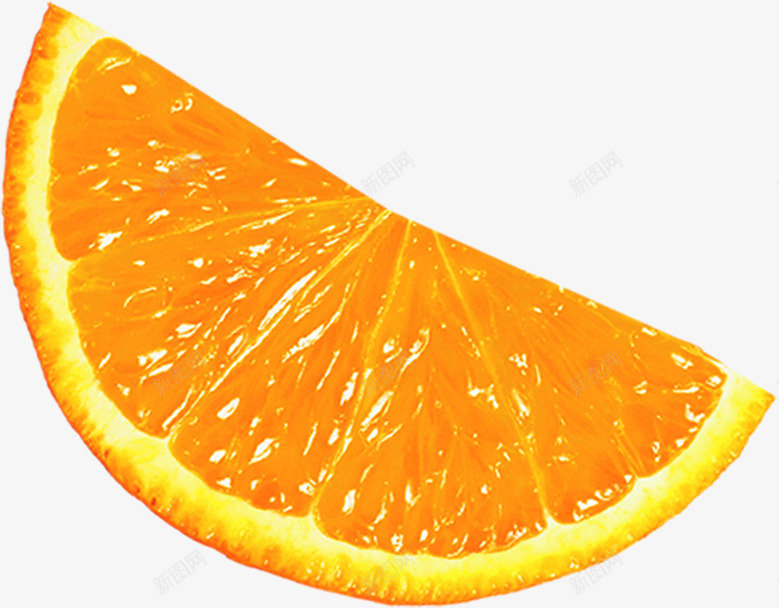 橙子瓣鲜榨果汁图png免抠素材_新图网 https://ixintu.com 果汁 橙子