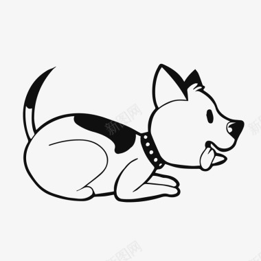 卡通可爱小狗图标图标