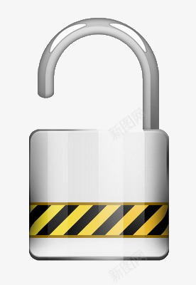 安全挂锁png免抠素材_新图网 https://ixintu.com 卡通 安全防盗 铁锁 锁具