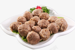 传统食材牛肉丸子高清图片