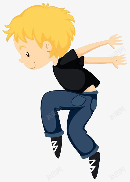卡通儿童街舞png免抠素材_新图网 https://ixintu.com 儿童街舞 免扣少年 卡通 舞动青春 街舞少年 跳舞的儿童