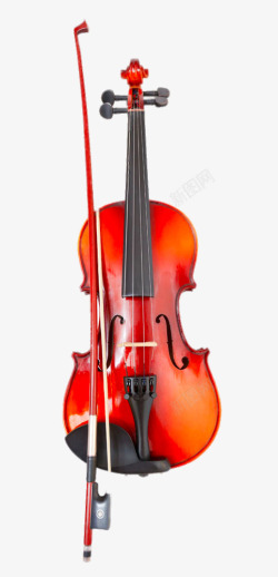 红色手提琴素材