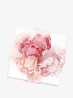 礼物盒粉色花朵礼物盒高清图片
