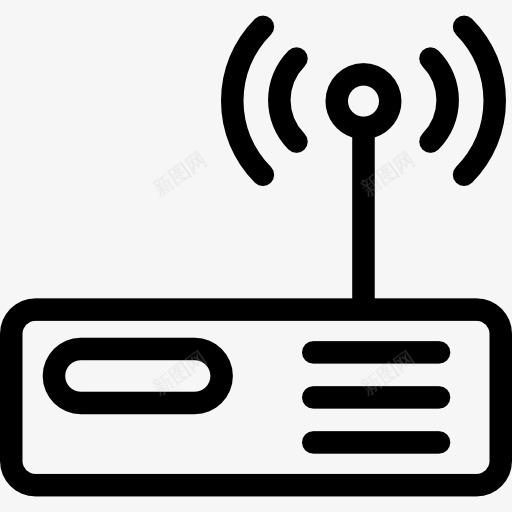 WiFi图标png_新图网 https://ixintu.com WIFI 技术 无线连接 电子 调制解调器 连接互联网 音乐和多媒体