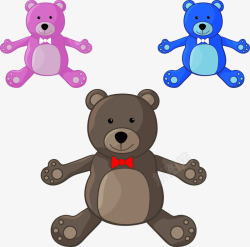 三只熊小三只熊矢量图高清图片