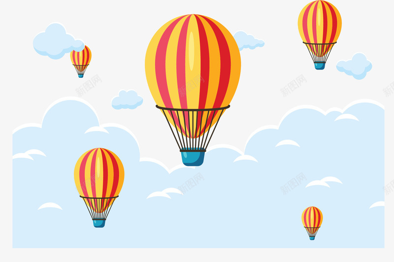 云层中飞舞的热气球矢量图ai免抠素材_新图网 https://ixintu.com 云中的热气球 旅游季 热气球 热气球旅游 矢量png 飞舞热气球 矢量图
