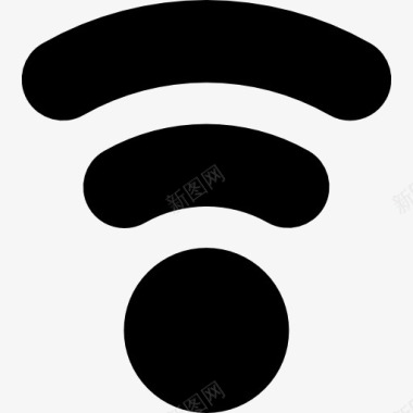 WiFi低信号的符号图标图标