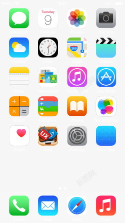 iphone6苹果手机图标模板图标
