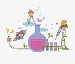 做实验的孩子做实验的孩子高清图片