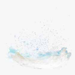 浪花漂浮素材蓝色海水高清图片