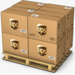 ups联合包裹盒子Containericon图标高清图片